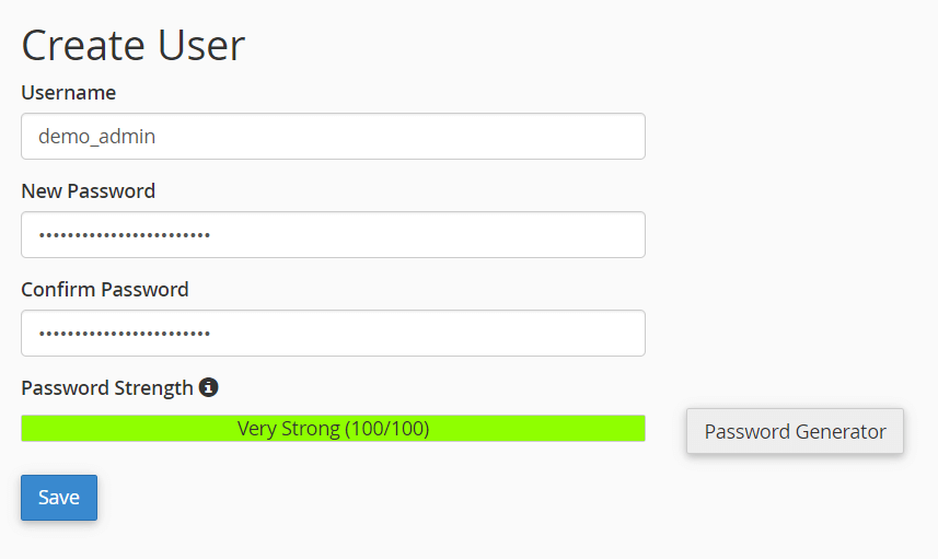 create a demo user who can access wp-admin