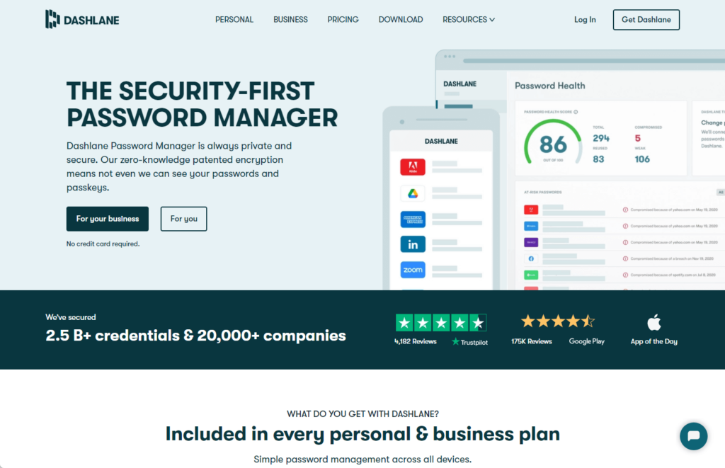 the security-first password manager