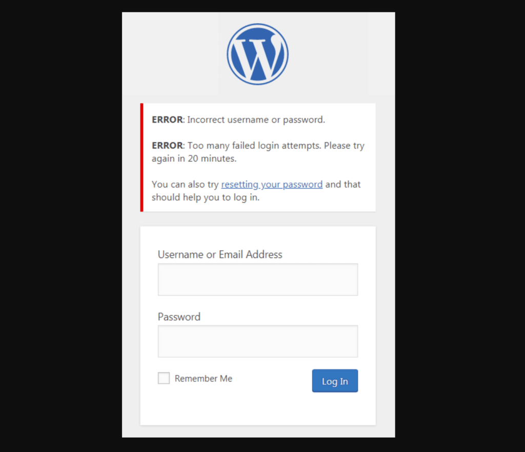 this plugin limits the login attempts