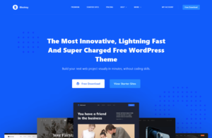 the most innovative, lightning fast and super charged free wordpress theme