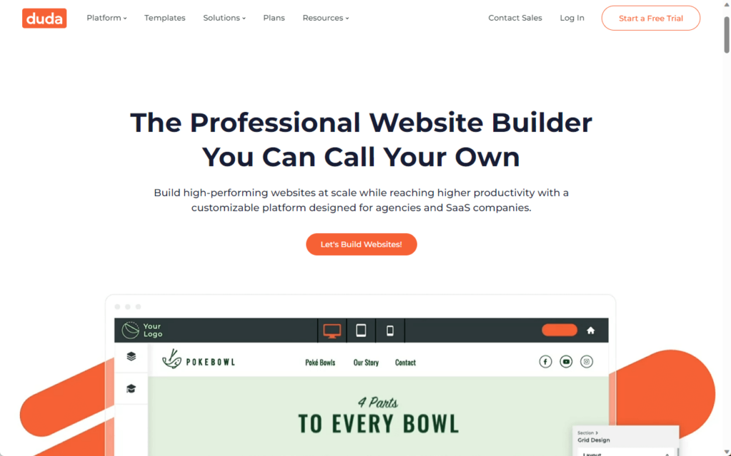 the professional website builder you can call your own