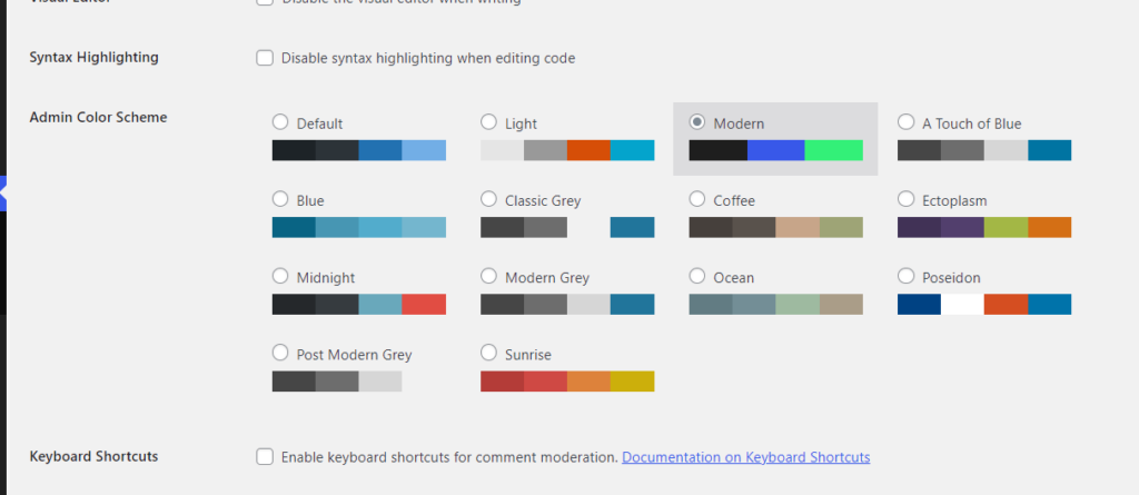 new grey color schemes