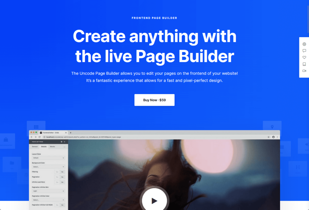 uncode: create anything with the live page builder