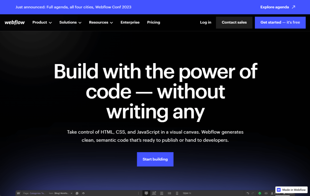 build with the power of code - without writing any