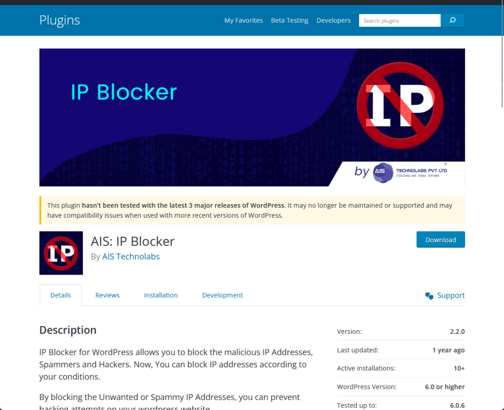 ais: ip blocker by ais technolabs