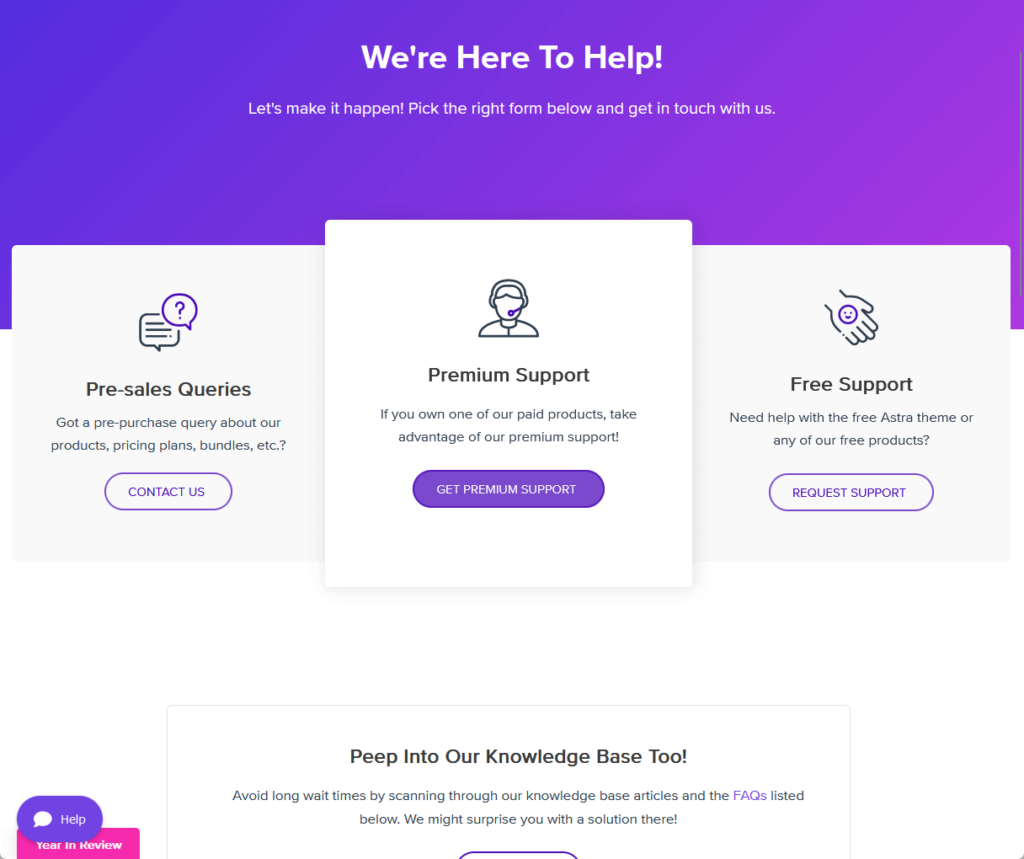 astra: we’re here to help, let’s make it happen