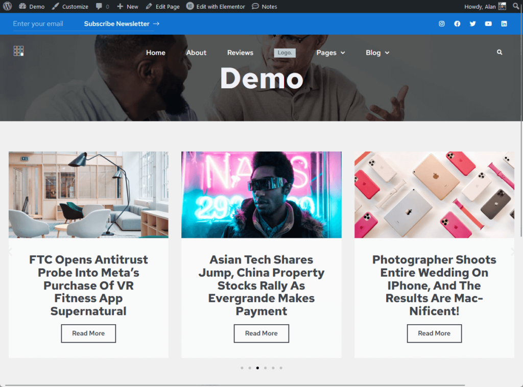 use elementorโs loop carousel