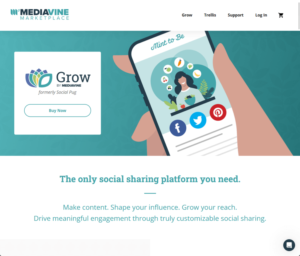 Grow Social: The only social sharing platform you need