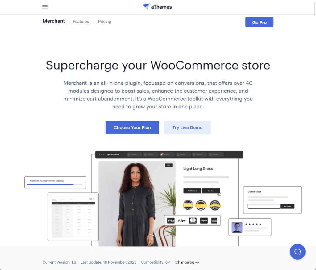 Merchant by aThemes: Supercharge your WooCommerce store
