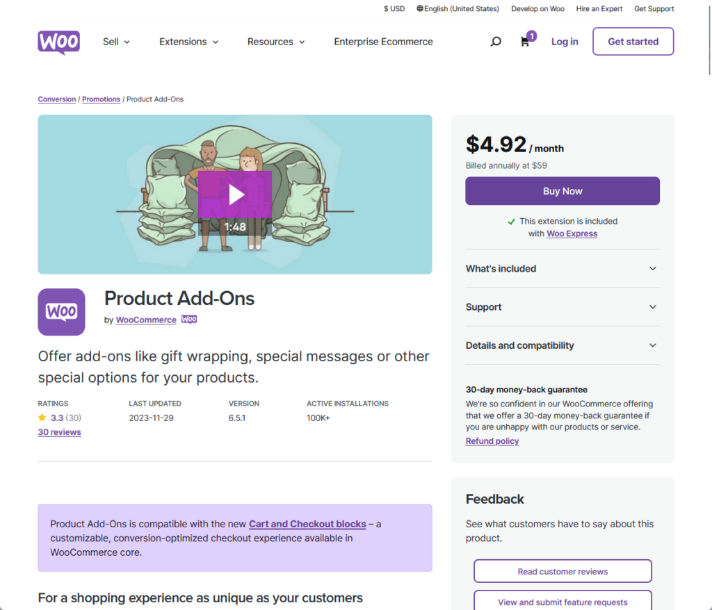 Product Add-Ons: Offer add-ons like gift wrapping, special messages or other special options for your products
