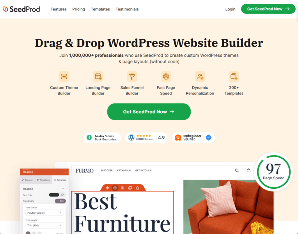 SeedProd: Drag & Drop WordPress Website Builder