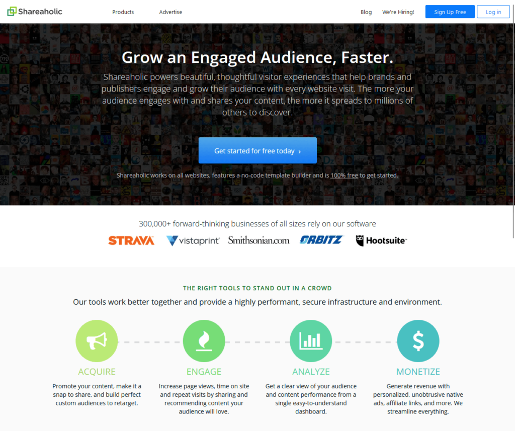 Shareaholic: Grow an Engaged Audience, Faster