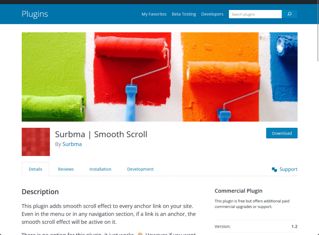 surbma | smooth scroll by surbma