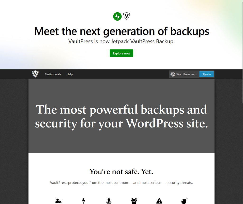 VaultPress: Meet the next generation of backups