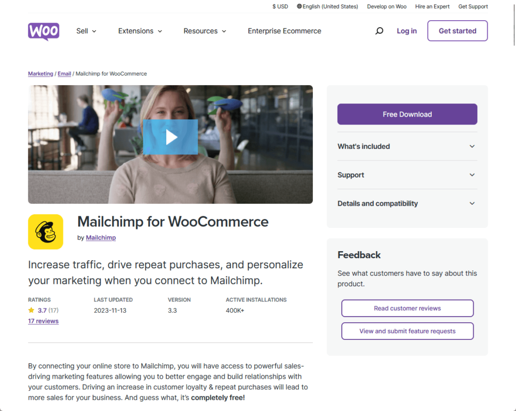 Increase traffic, drive repeat purchases, and personalize your marketing when you connect to Mailchimp