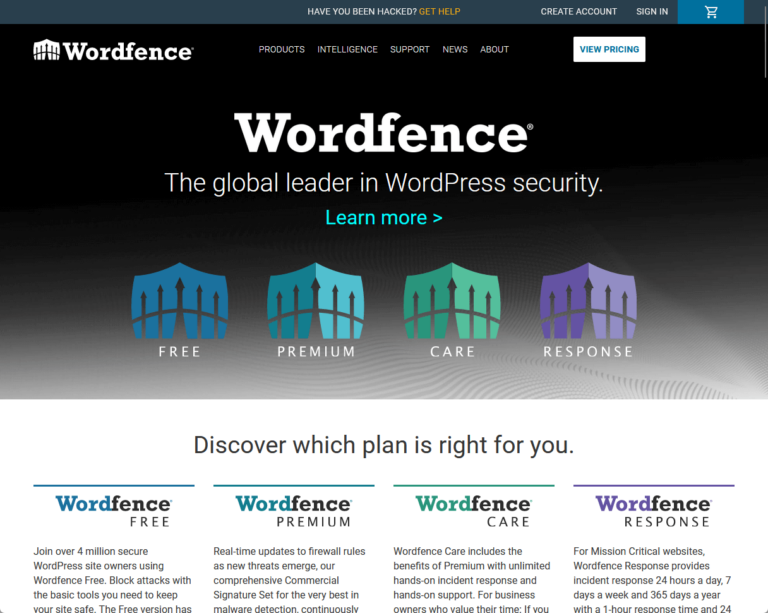 Wordfence: The global leader in WordPress security.