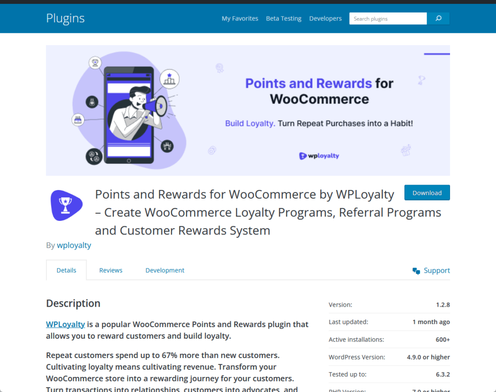 Points and Rewards for WooCommerce by WPLoyalty