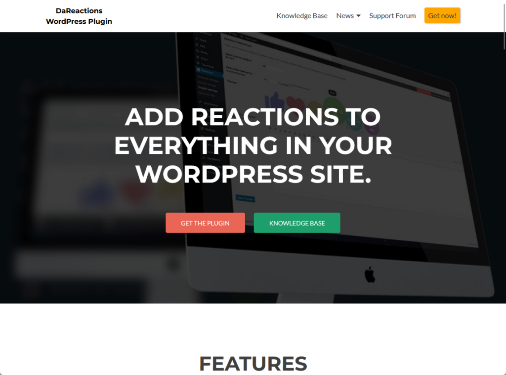 DaReactions: Add reactions to everything on your WordPress site.