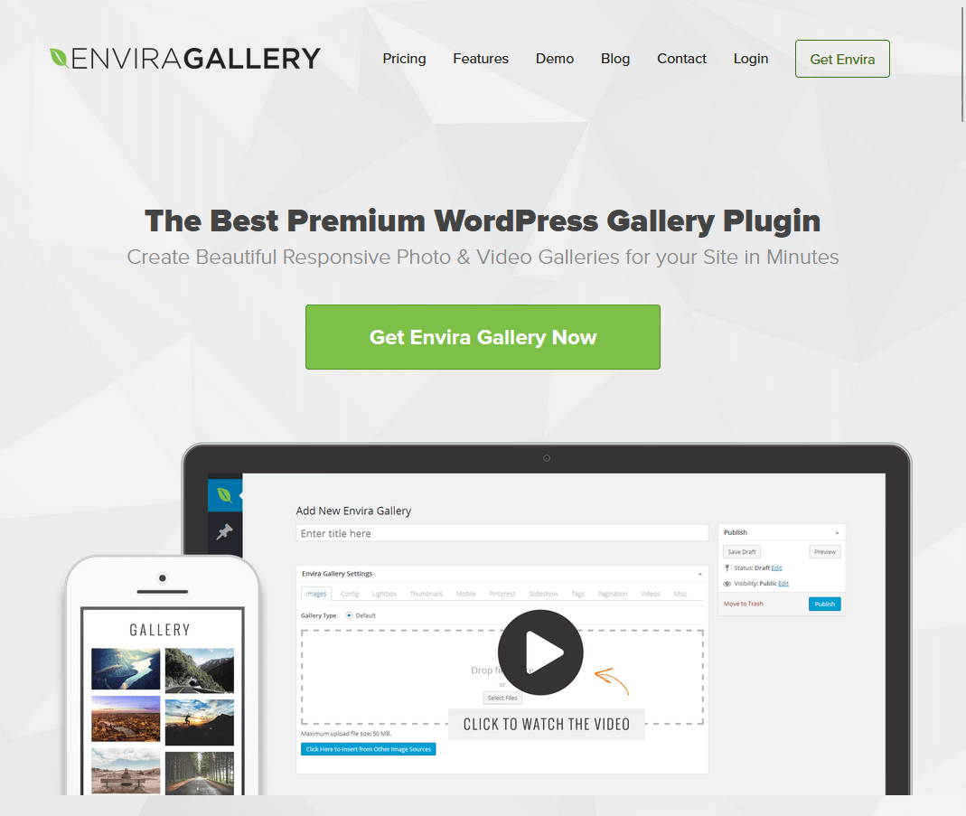 Envira Gallery: The Best Premium WordPress Gallery Plugin