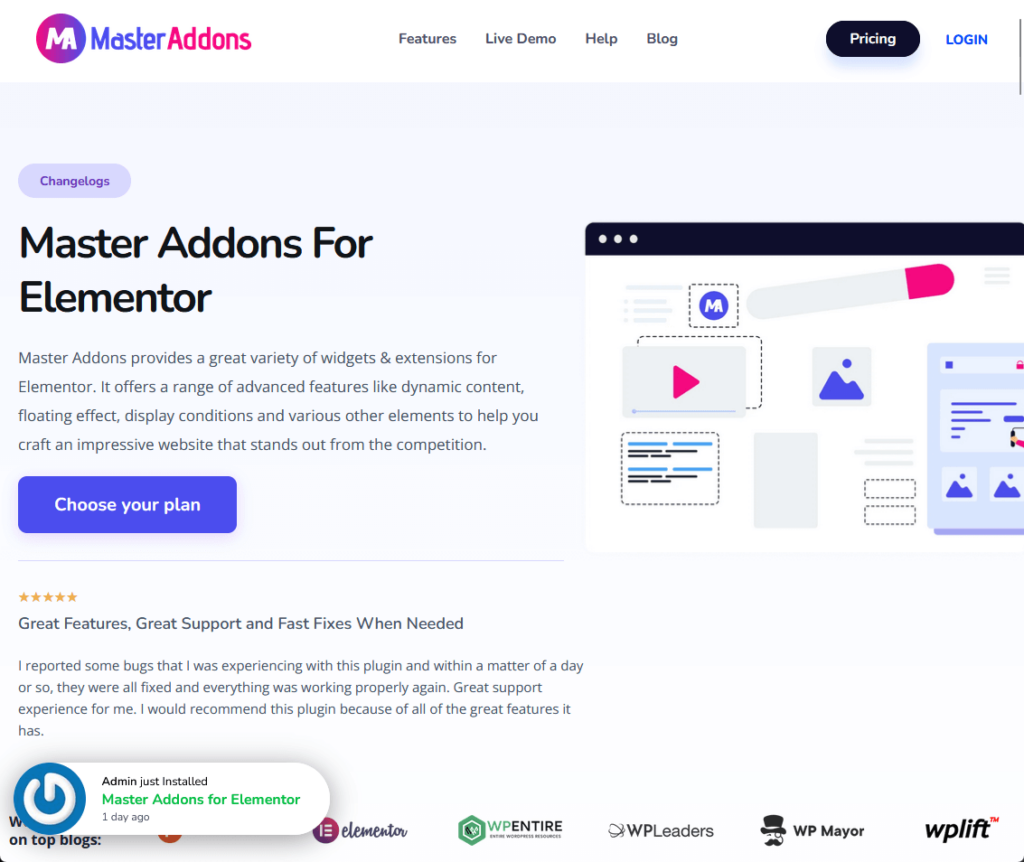 Elementor Mini Cart Widget Demo - HappyAddons