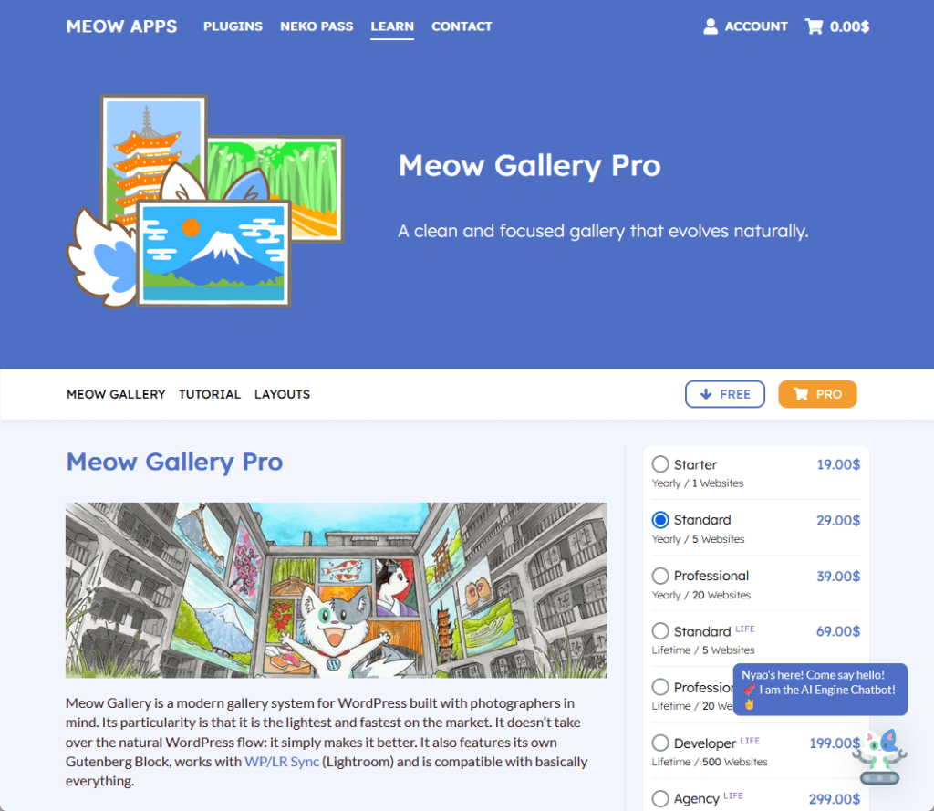 Meow Gallery Pro: A clean and focused gallery that evolves naturally
