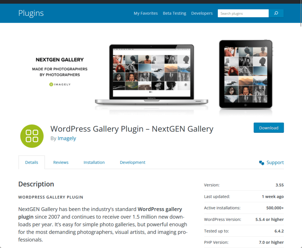 WordPress Gallery Plugin β NextGEN Gallery