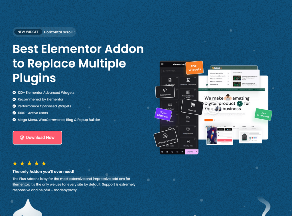The Plus Addons: Best Elementor Addon to Replace Multiple Plugins