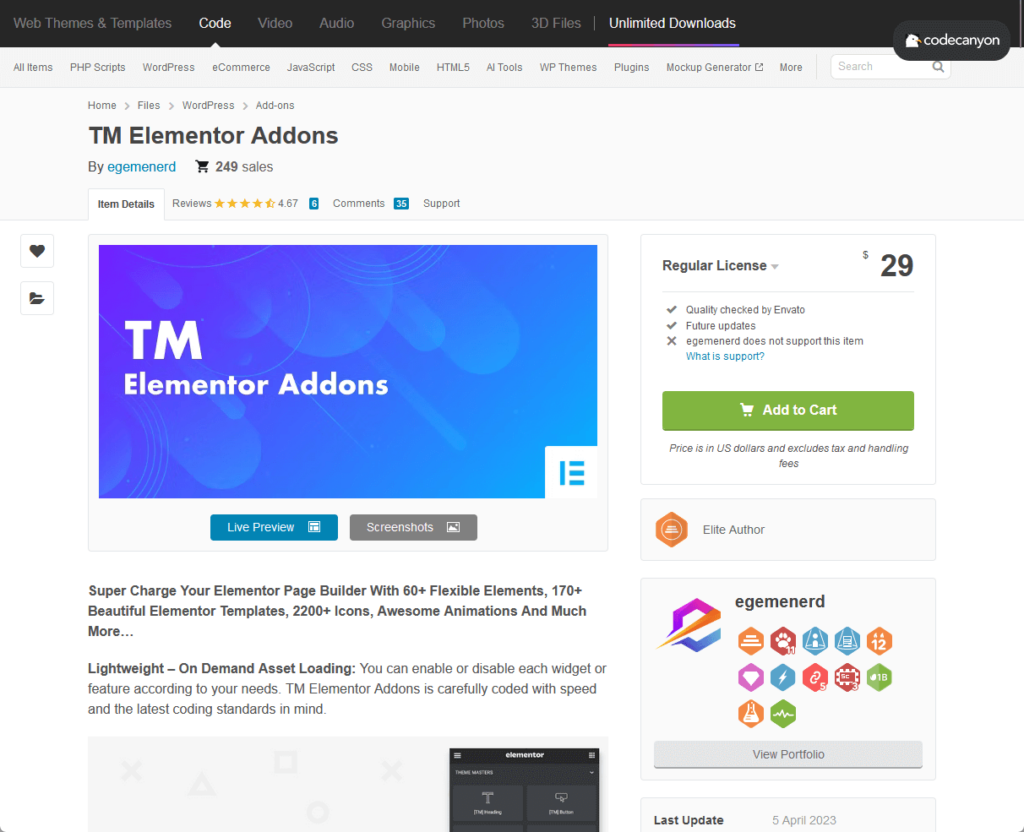 TM Elementor Addons: Super Charge Your Elementor Page Builder