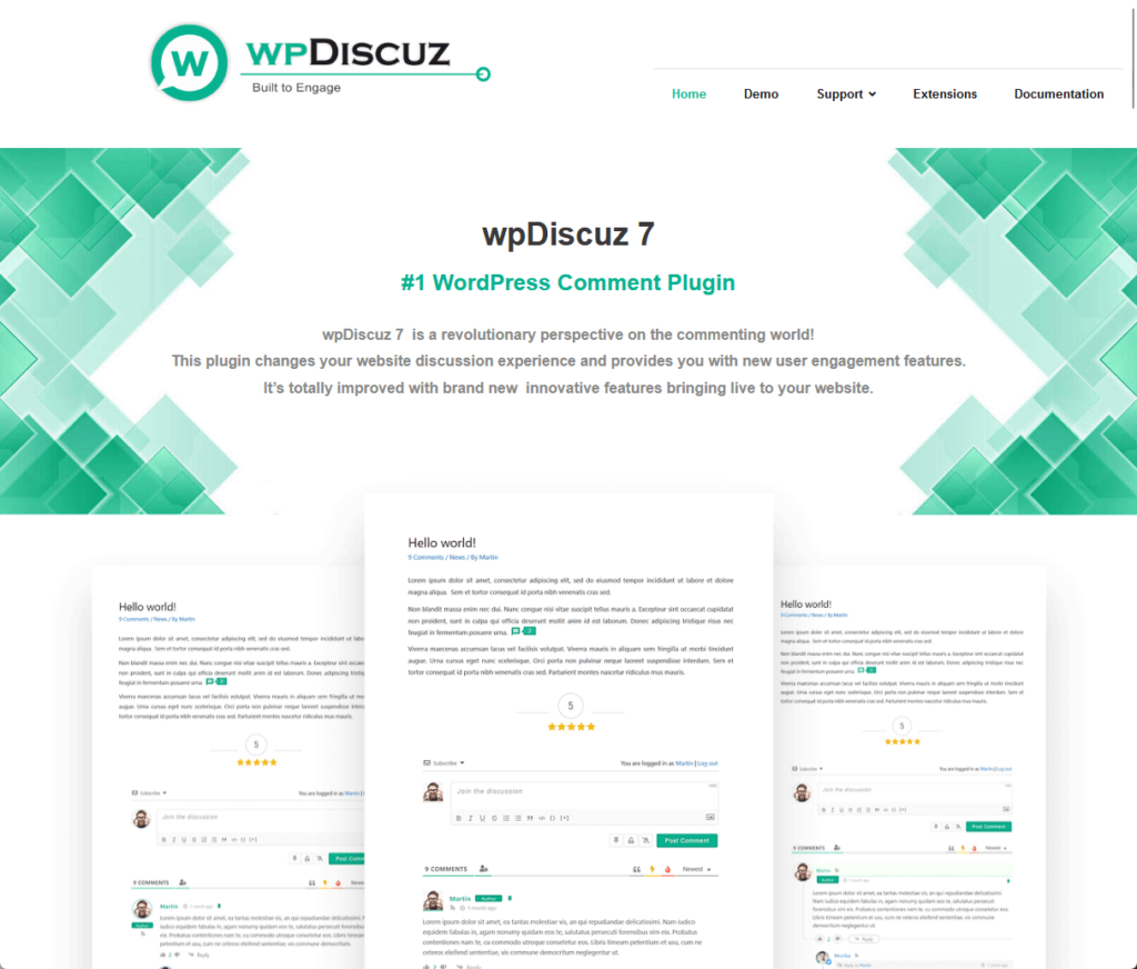 wpDiscuz 7 is a revolutionary perspective on the commenting world