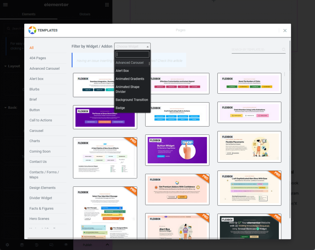 finding the right premium addon section template