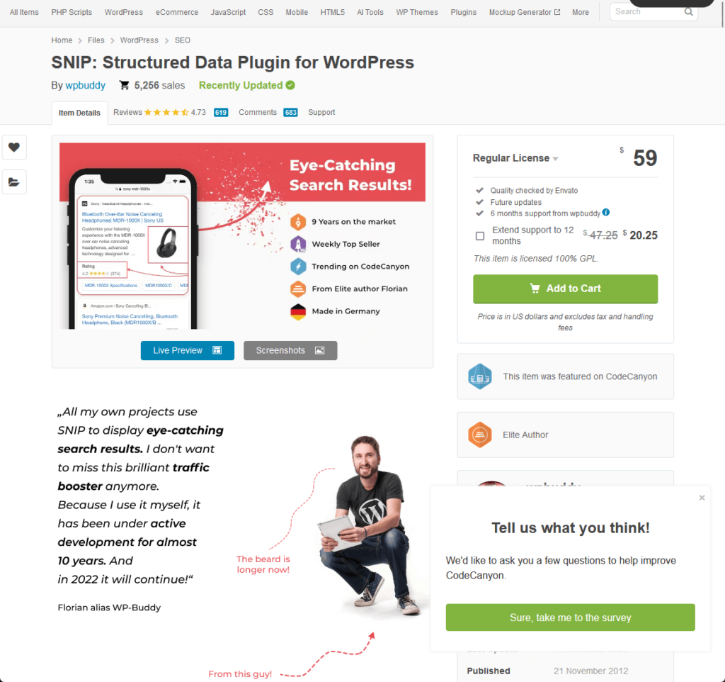 SNIP: Structured Data Plugin for WordPress