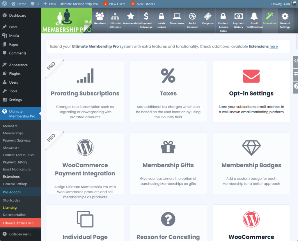 extend your ultimate membership pro system with extra features and functionality
