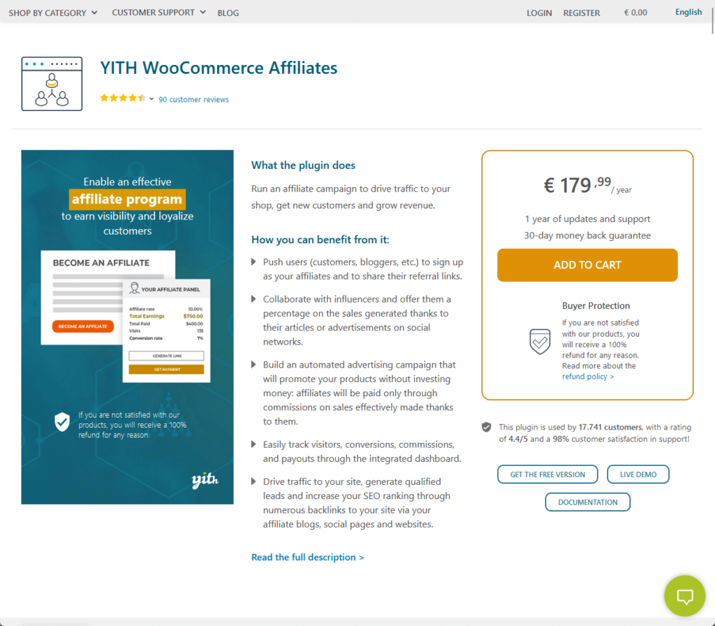 YITH WooCommerce Affiliates by YITH