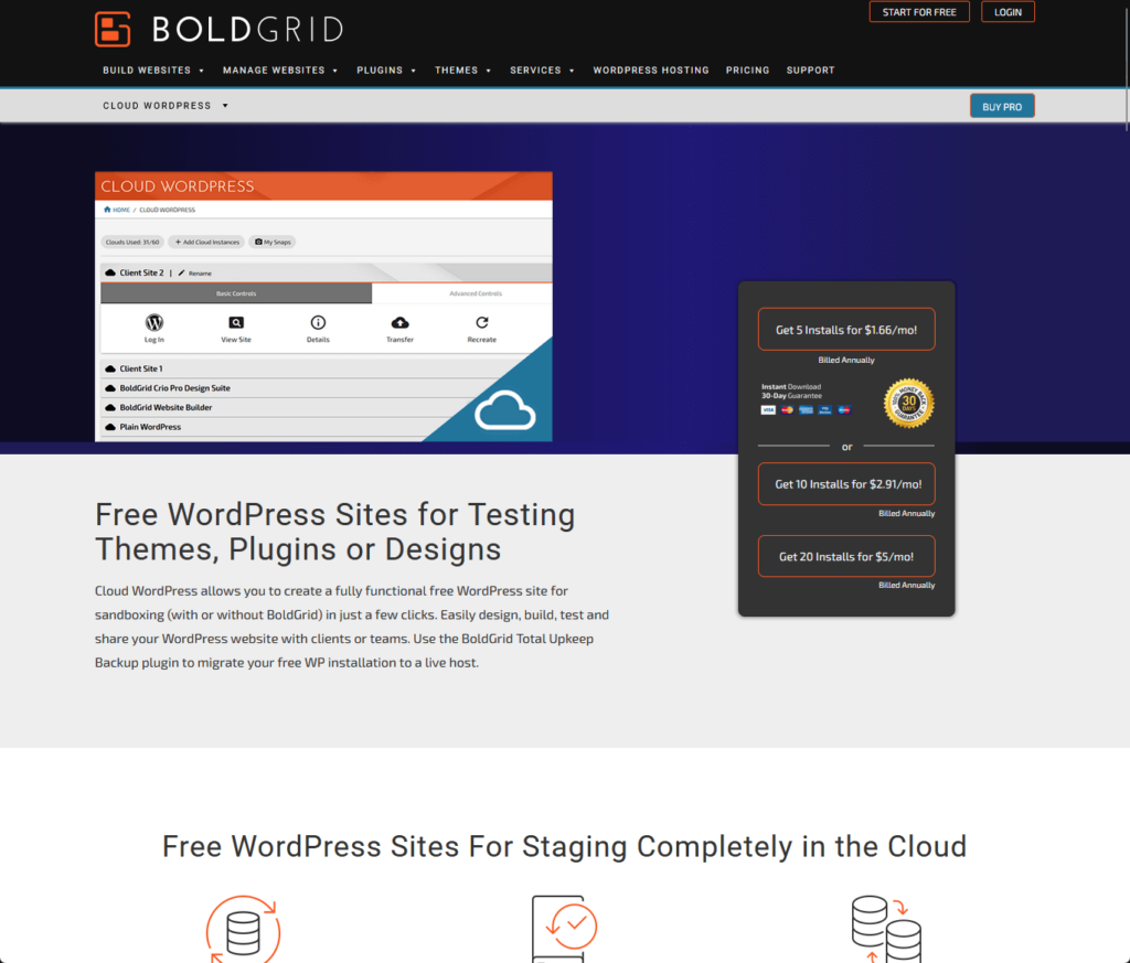 Free WordPress Sites for Testing Themes, Plugins or Designs
