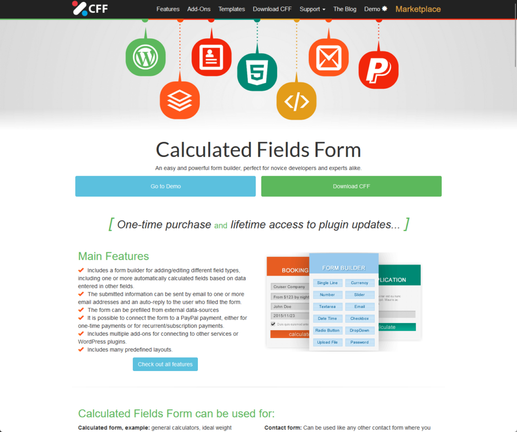 Calculated Fields Form: An easy and powerful form builder, perfect for novice developers and experts alike.