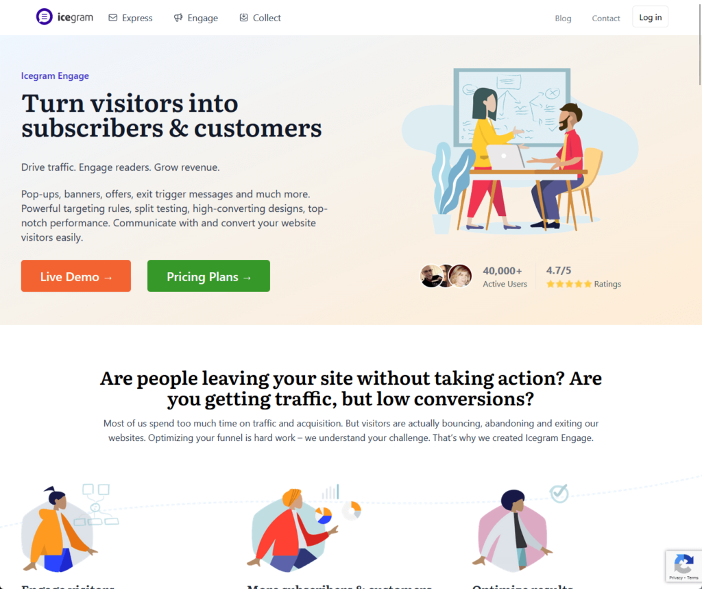Icegram Engage: Turn visitors into subscribers & customers