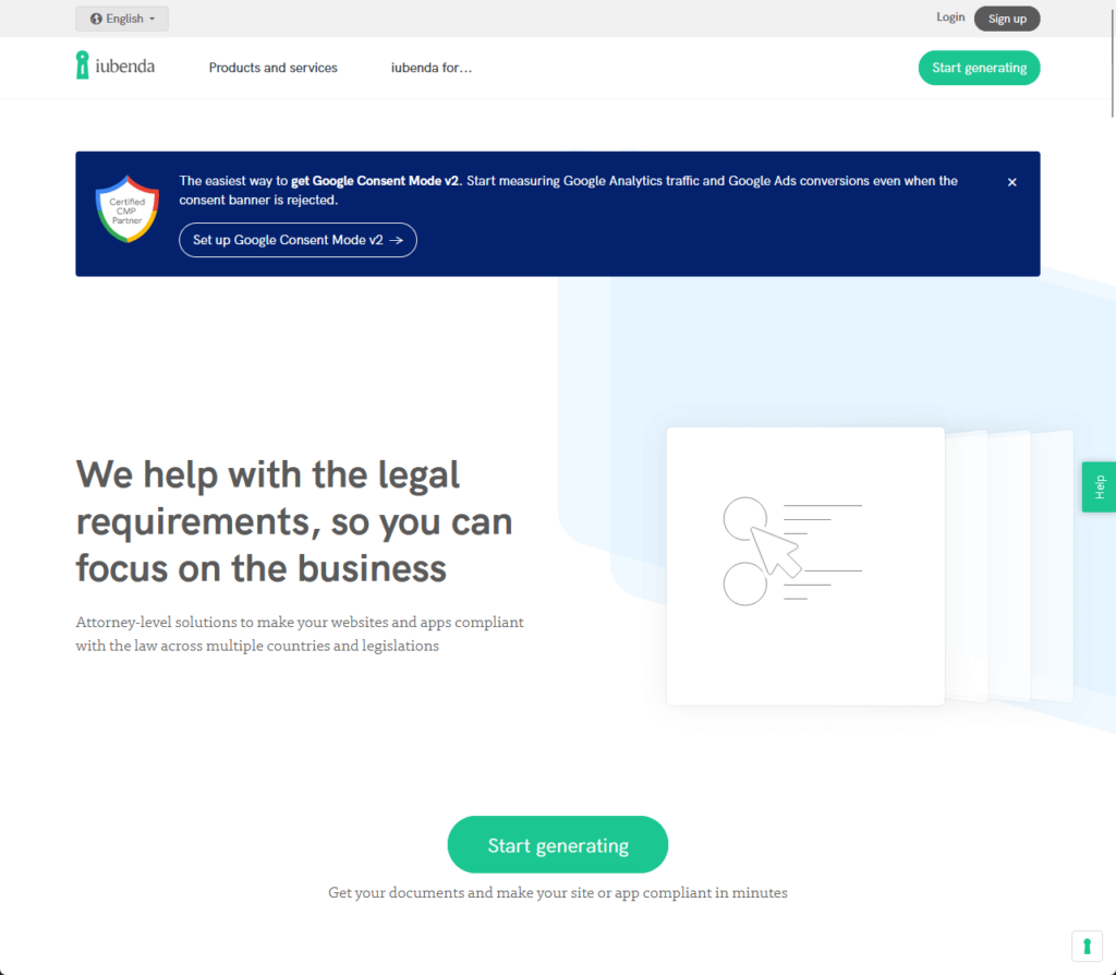 We help with the legal requirements, so you can focus on the business