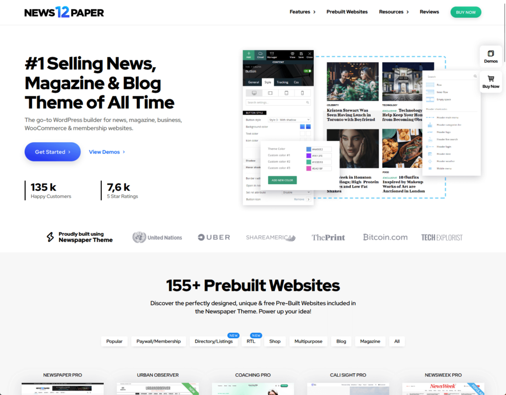 Newspaper: #1 Selling News, Magazine & Blog Theme of All Time