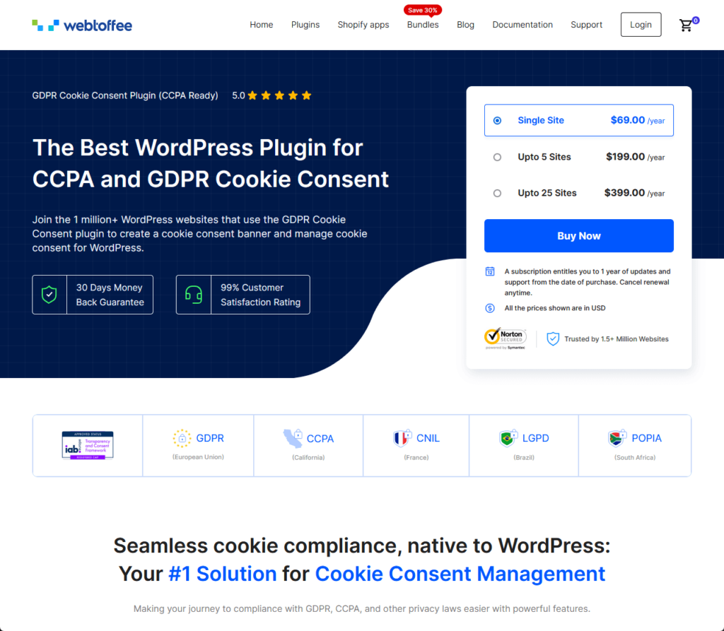 The Best WordPress Plugin for CCPA and GDPR Cookie Consent