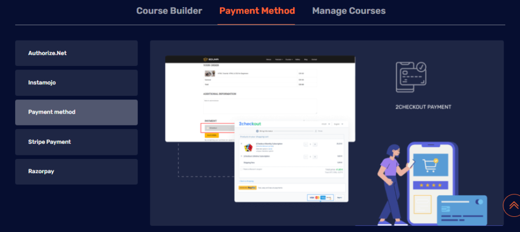 Eduma payment method