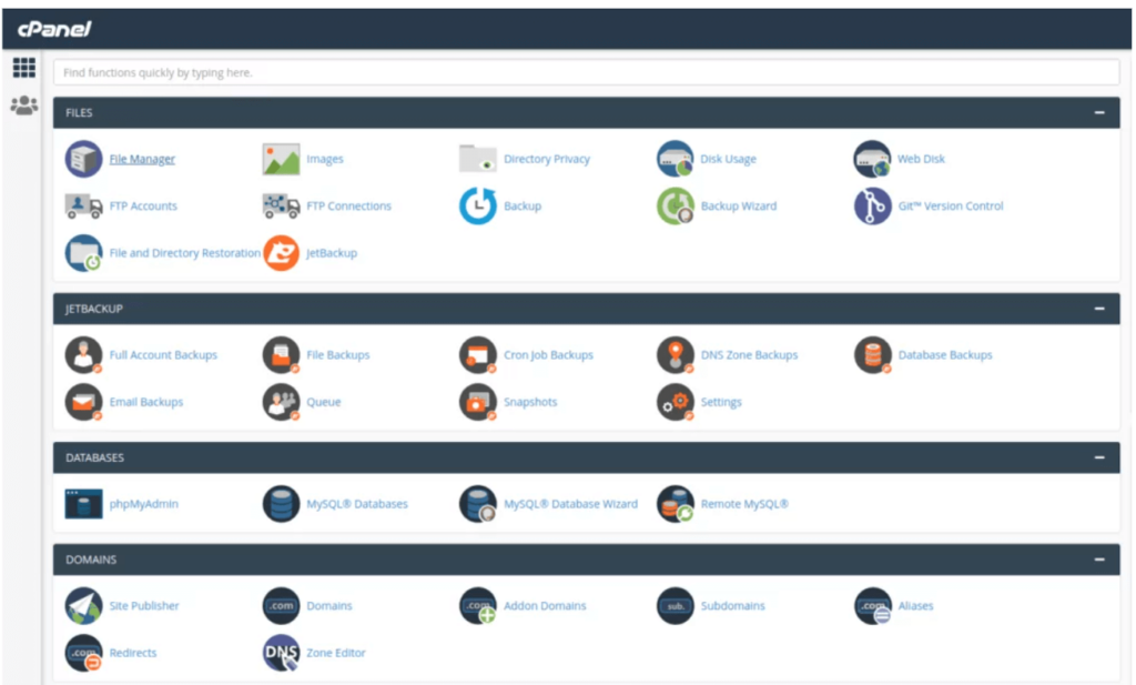 KnownHost control panel