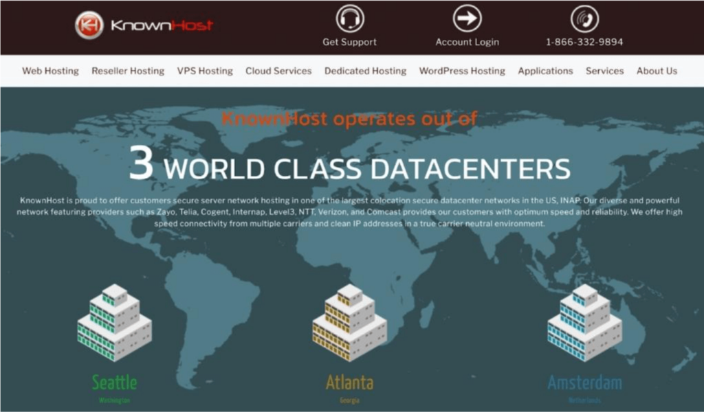 KnownHost data centers