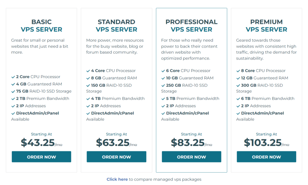 KnownHost managed VPS hosting