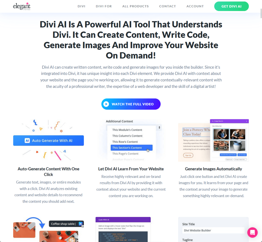 Leverage The Incredible Power of AI While Building Divi Websites