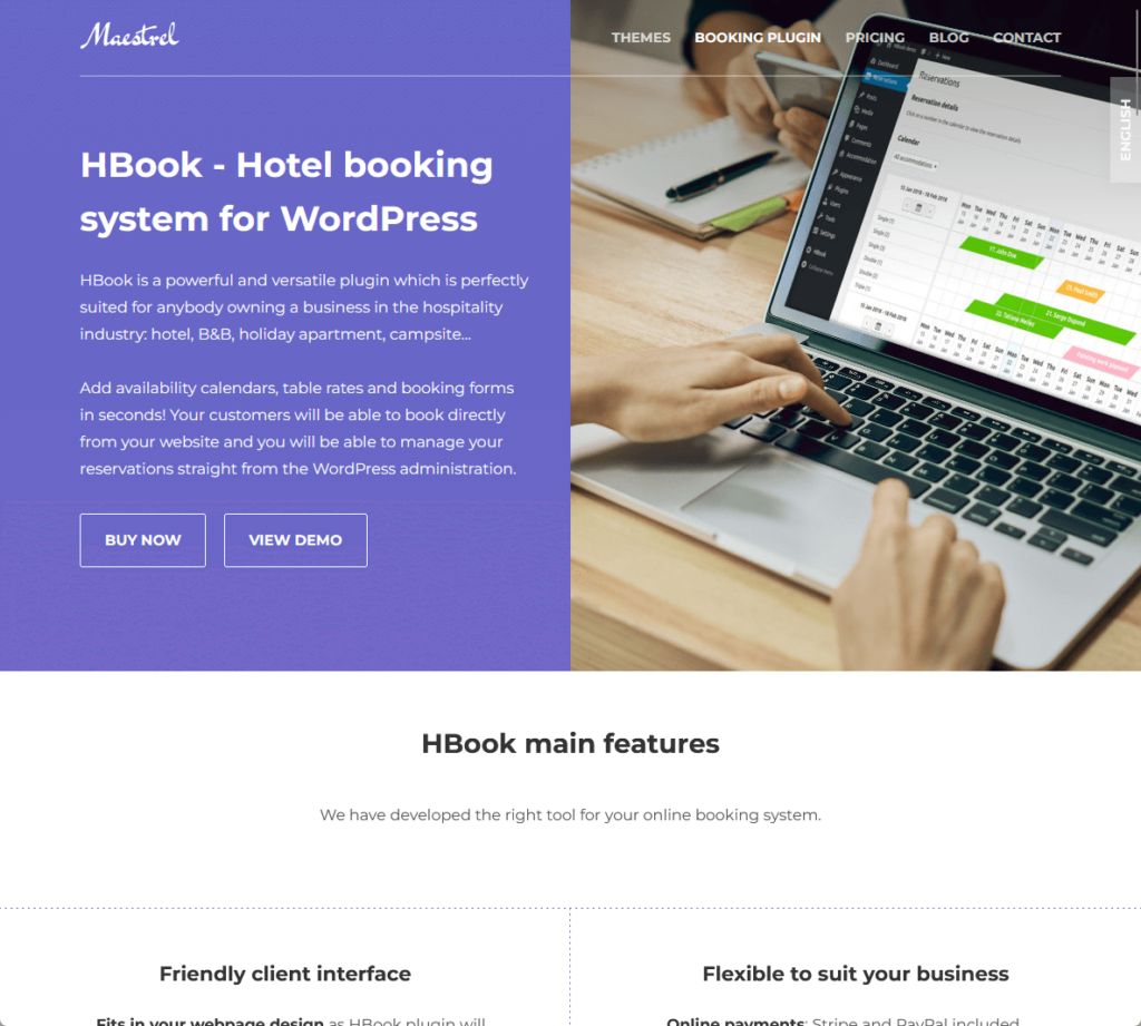 HBook - Hotel booking system for WordPress