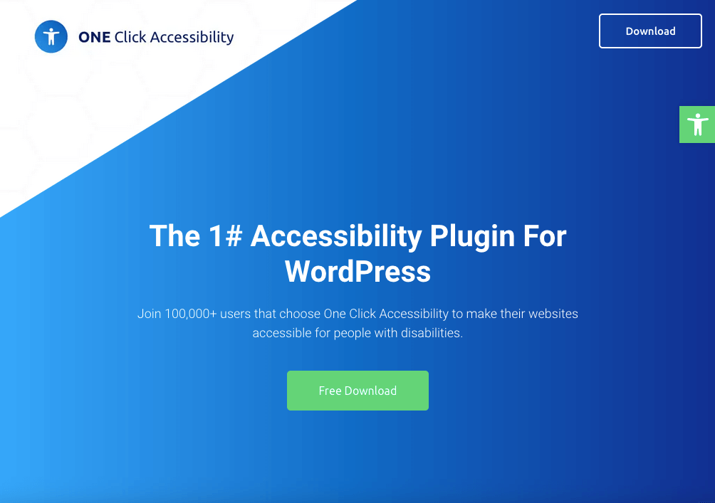 One Click Accessibility: The 1# Accessibility Plugin For WordPress