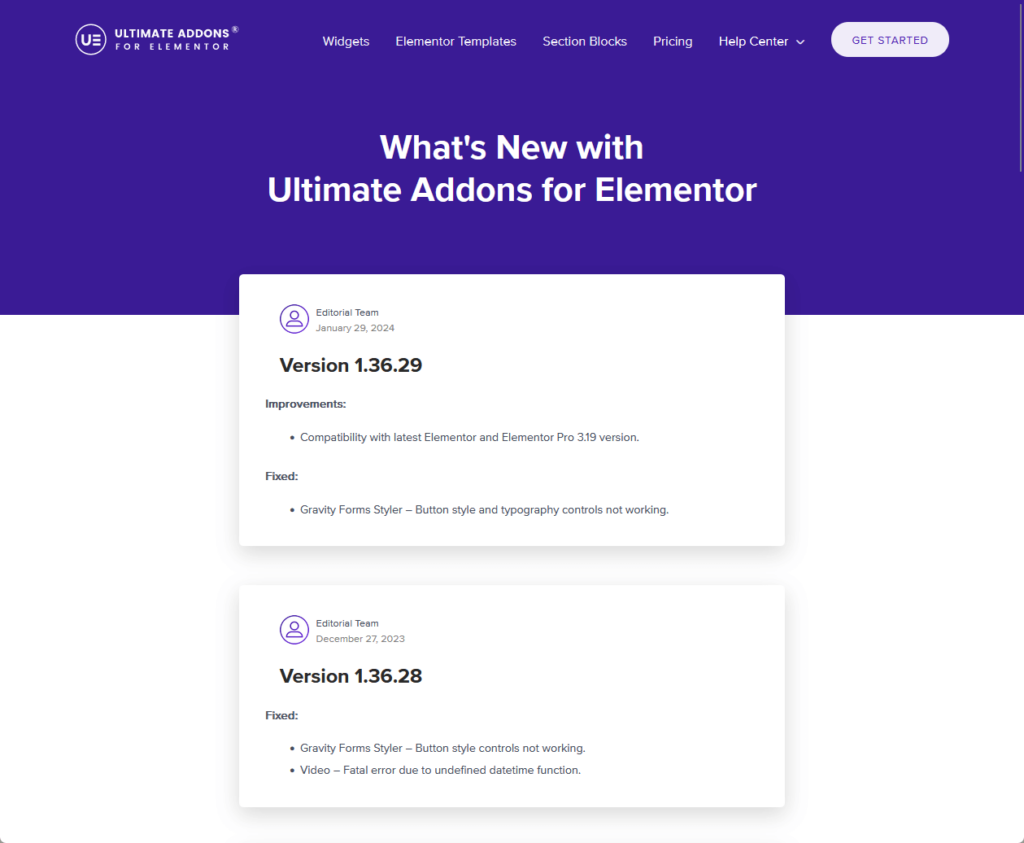 what’s new with ultimate addons for elementor (changelog)