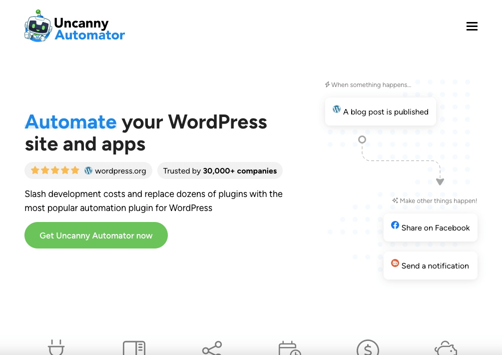 Automate your WordPress site and apps