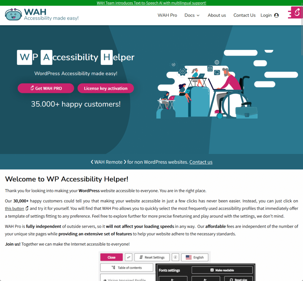 WordPress Accessibility made easy!