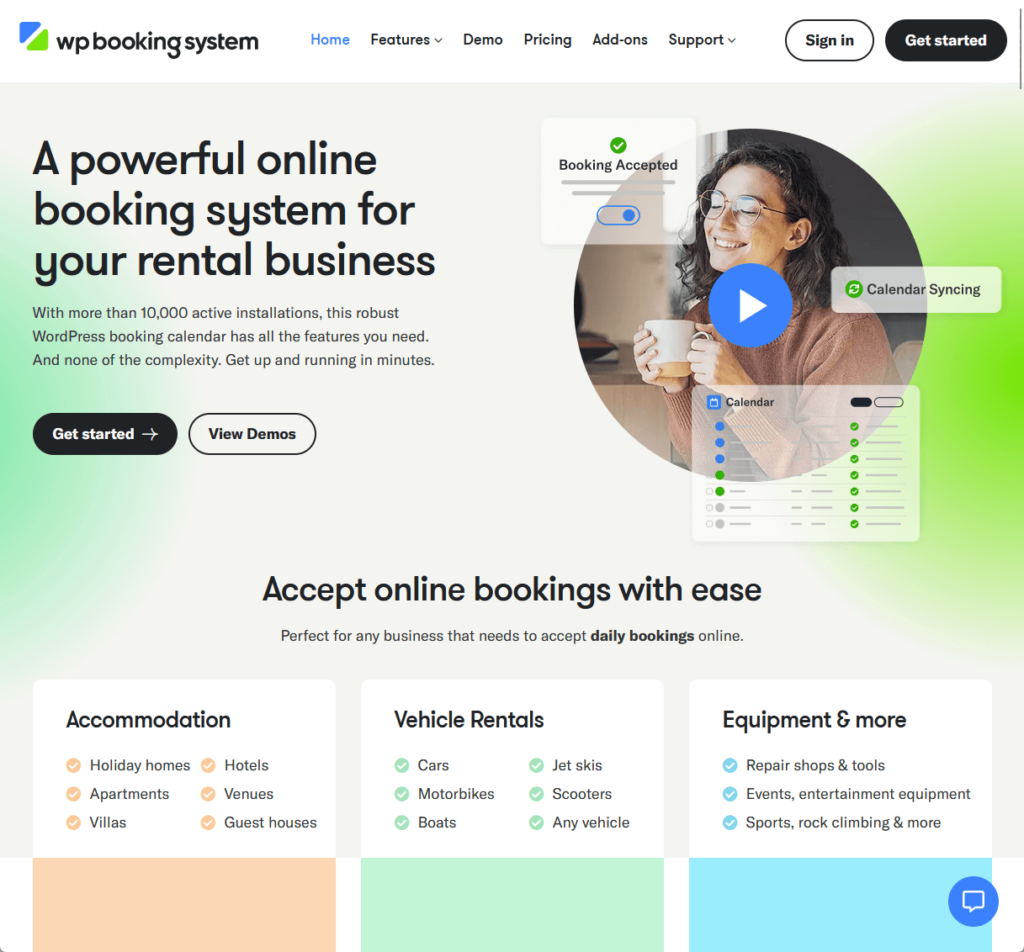 WP Booking System: A powerful online booking system for your rental business